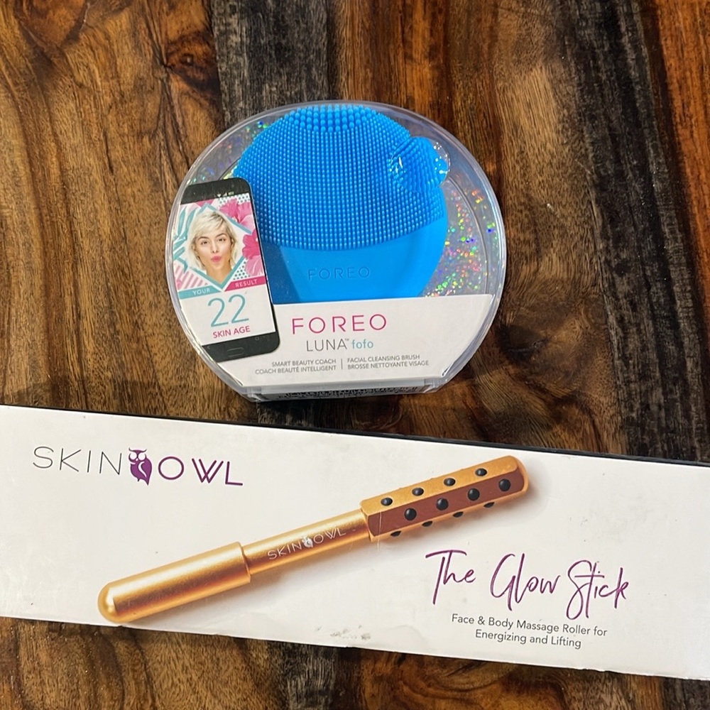 Skin OWL sand foreo combo